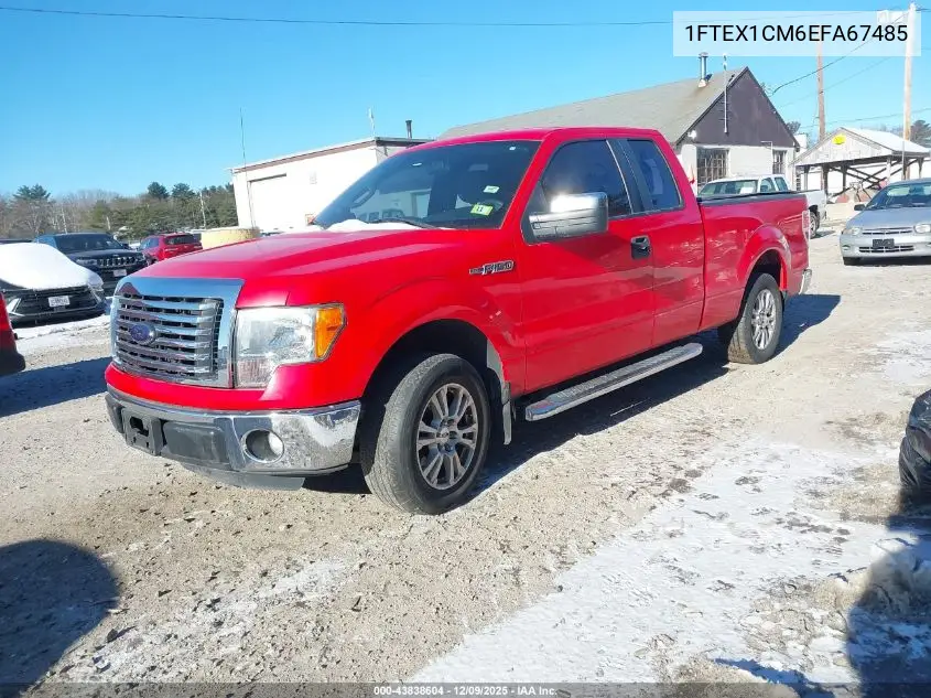1FTEX1CM6EFA67485 2014 Ford F-150 Stx