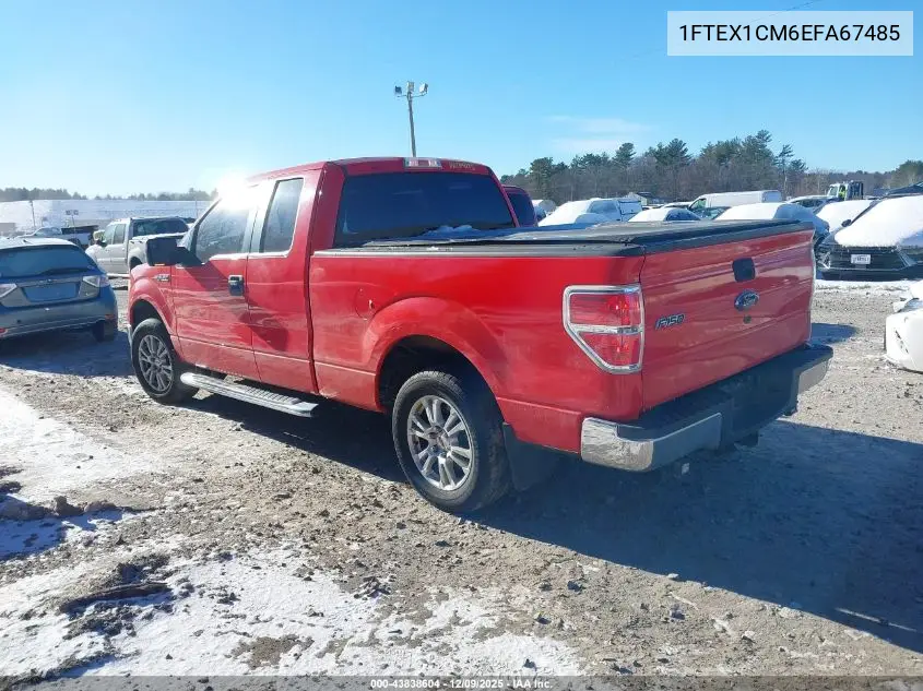 1FTEX1CM6EFA67485 2014 Ford F-150 Stx