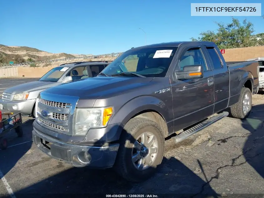1FTFX1CF9EKF54726 2014 Ford F-150 Fx2/Lariat/Stx/Xl/Xlt