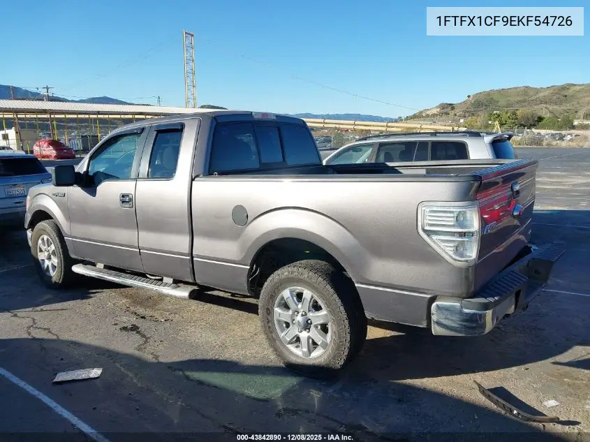1FTFX1CF9EKF54726 2014 Ford F-150 Fx2/Lariat/Stx/Xl/Xlt