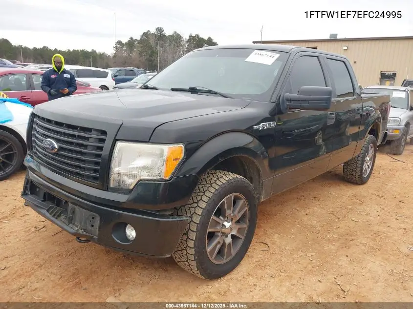 1FTFW1EF7EFC24995 2014 Ford F-150 Stx