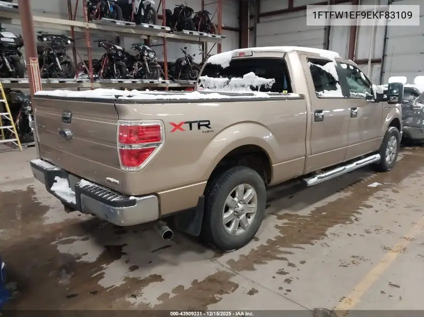 1FTFW1EF9EKF83109 2014 Ford F-150 Xlt