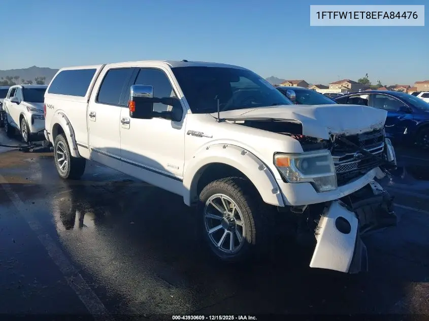 1FTFW1ET8EFA84476 2014 Ford F-150 Platinum
