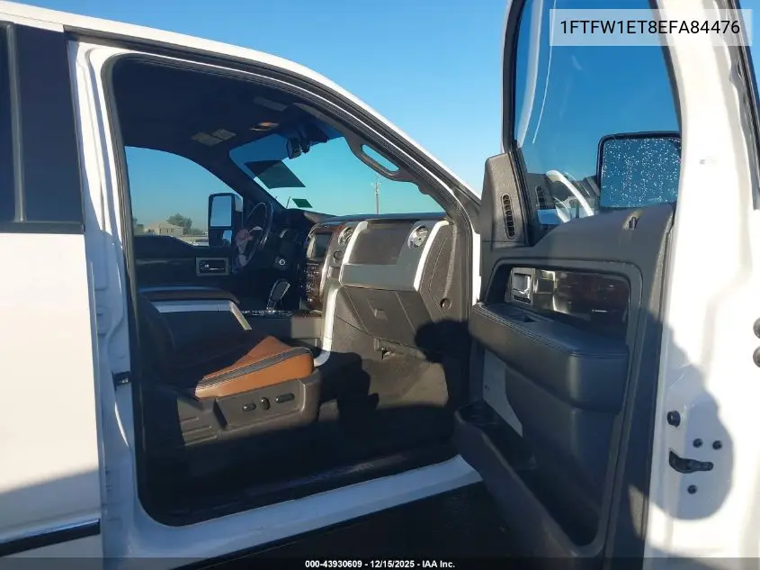 1FTFW1ET8EFA84476 2014 Ford F-150 Platinum