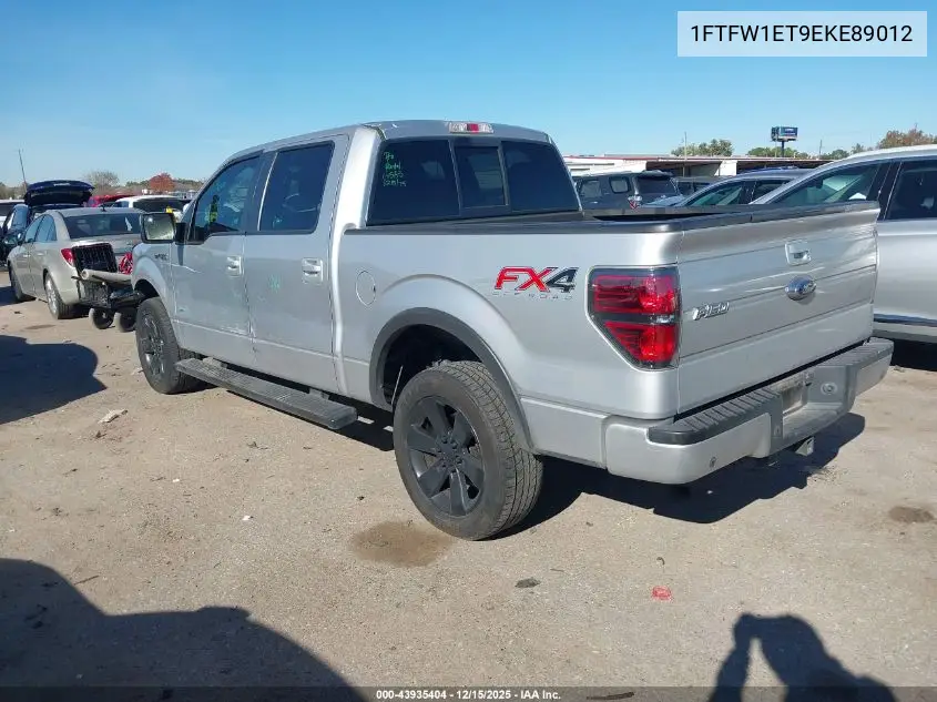 1FTFW1ET9EKE89012 2014 Ford F-150 Fx4