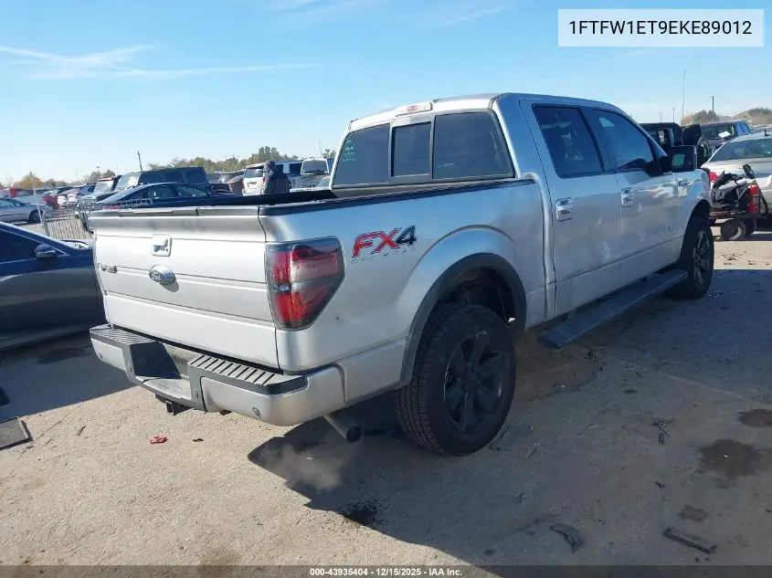 1FTFW1ET9EKE89012 2014 Ford F-150 Fx4