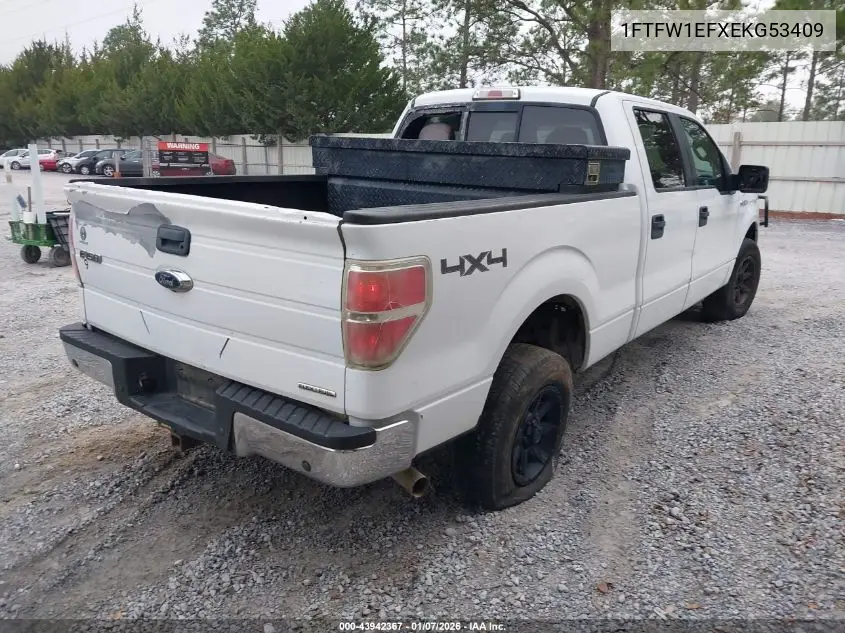 1FTFW1EFXEKG53409 2014 Ford F-150 Xlt