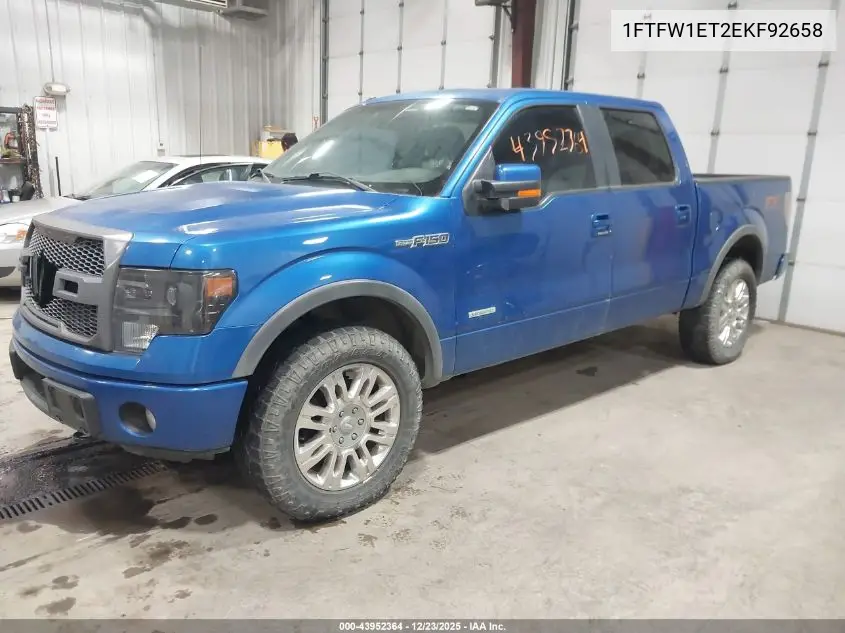 1FTFW1ET2EKF92658 2014 Ford F-150 Fx4
