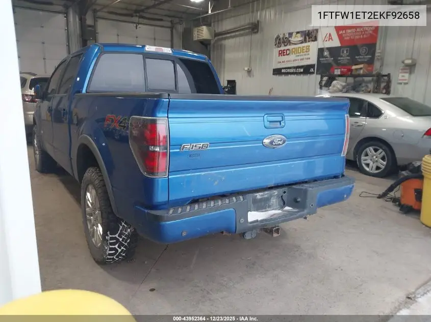 1FTFW1ET2EKF92658 2014 Ford F-150 Fx4