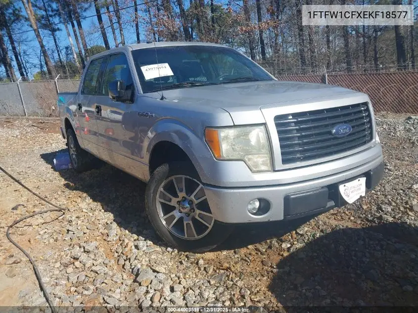 1FTFW1CFXEKF18577 2014 Ford F-150 Stx