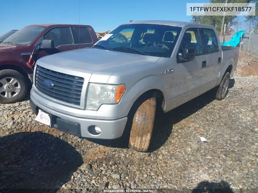 1FTFW1CFXEKF18577 2014 Ford F-150 Stx
