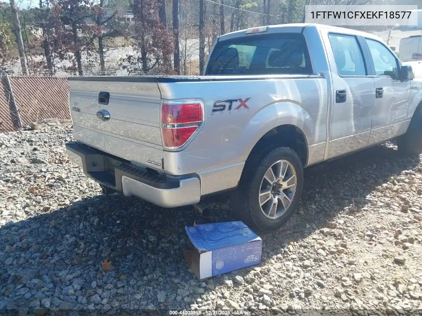 1FTFW1CFXEKF18577 2014 Ford F-150 Stx