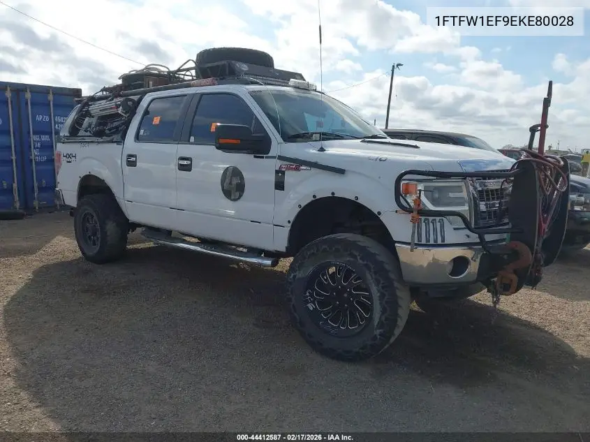 1FTFW1EF9EKE80028 2014 Ford F-150 Xlt