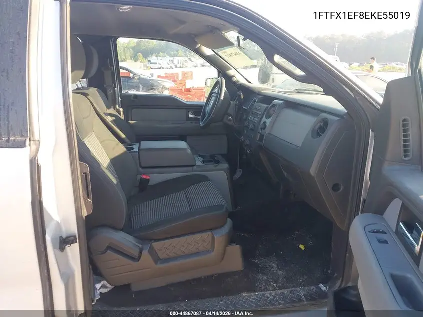 1FTFX1EF8EKE55019 2014 Ford F-150 Stx