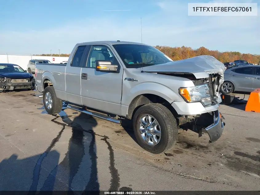 1FTFX1EF8EFC67061 2014 Ford F-150 Xlt