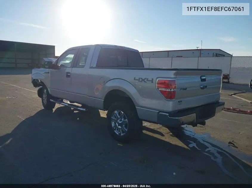 1FTFX1EF8EFC67061 2014 Ford F-150 Xlt
