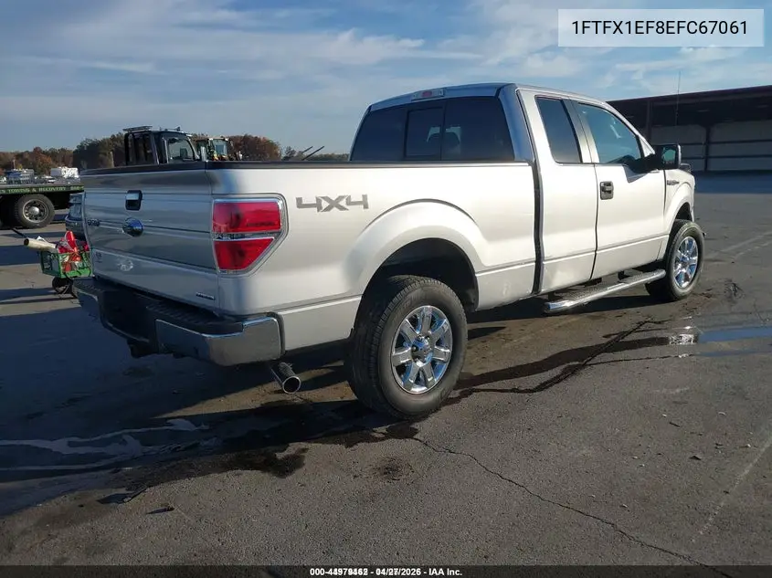1FTFX1EF8EFC67061 2014 Ford F-150 Xlt