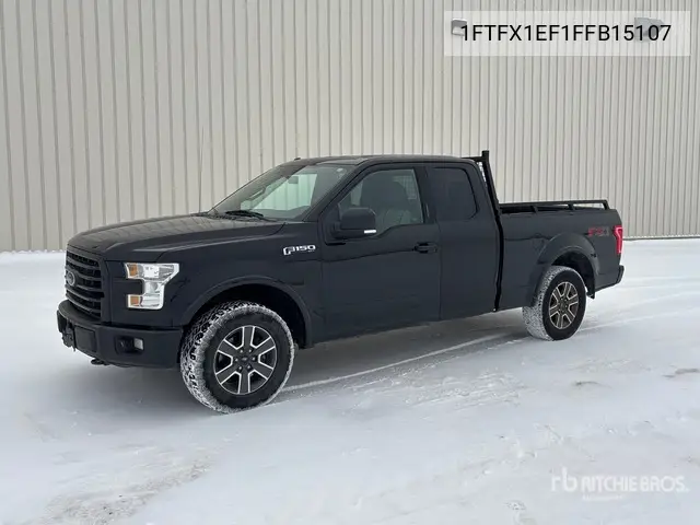 1FTFX1EF1FFB15107 2015 Ford F-150 2015 Ford F-150 Xlt 4X4 Extended Cab Pickup