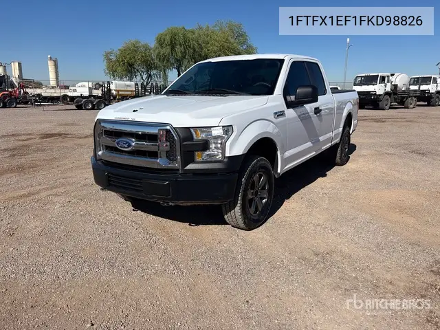 1FTFX1EF1FKD98826 2015 Ford F-150 2015 Ford F-150 Xlt 4X4 Extended Cab Pickup