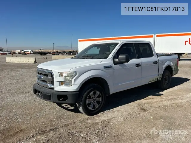 1FTEW1C81FKD17813 2015 Ford F-150 2015 Ford F-150 Xlt 4X2 Crew Cab Pickup