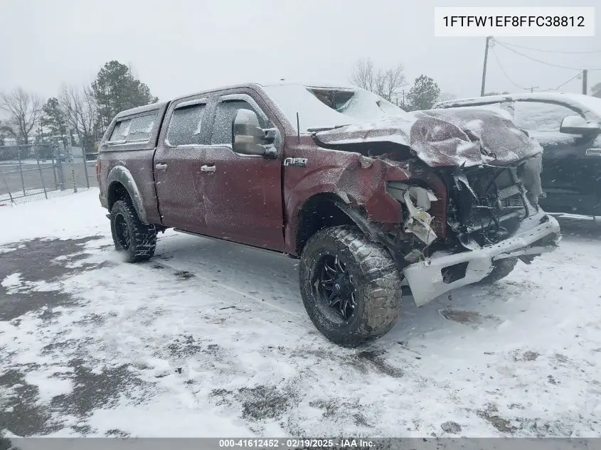 1FTFW1EF8FFC38812 2015 Ford F-150 Lariat