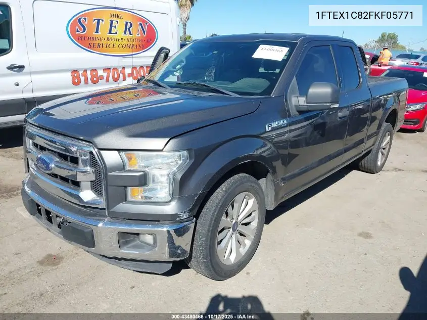 1FTEX1C82FKF05771 2015 Ford F-150 Xlt