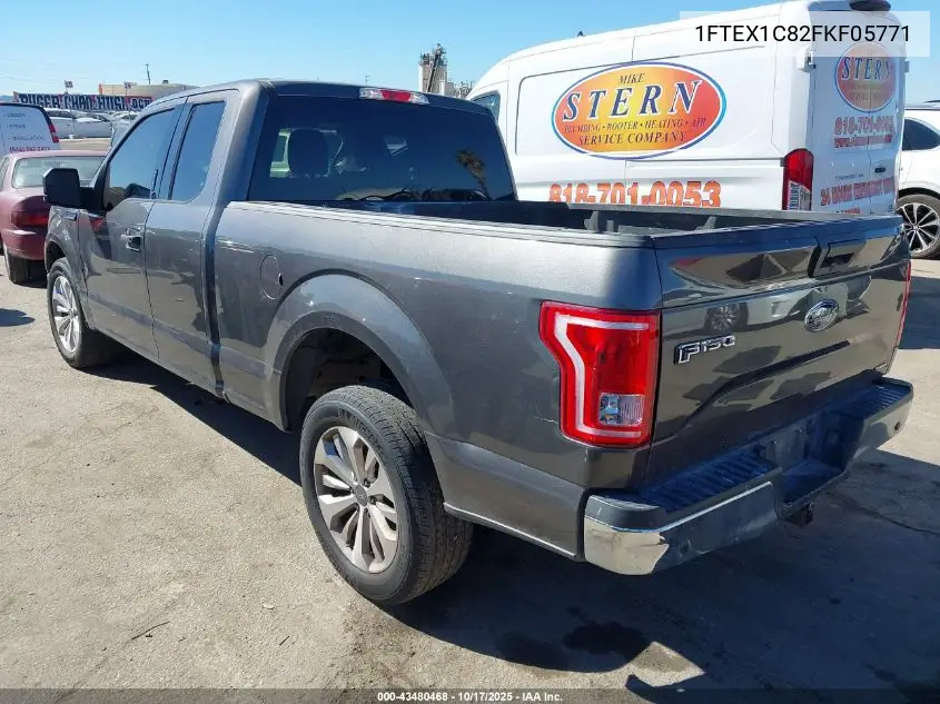 1FTEX1C82FKF05771 2015 Ford F-150 Xlt