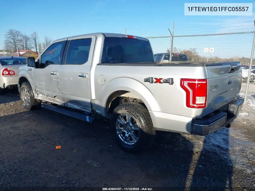 1FTEW1EG1FFC05557 2015 Ford F-150 Xlt