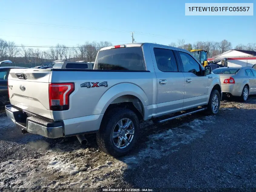 1FTEW1EG1FFC05557 2015 Ford F-150 Xlt