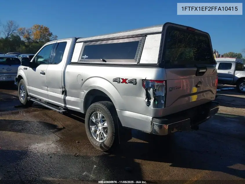 1FTFX1EF2FFA10415 2015 Ford F-150 Xlt