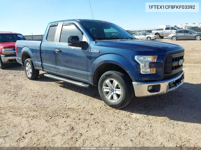 1FTEX1CF8FKF03392 2015 Ford F-150 Xl