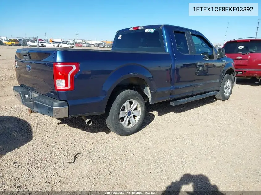 1FTEX1CF8FKF03392 2015 Ford F-150 Xl