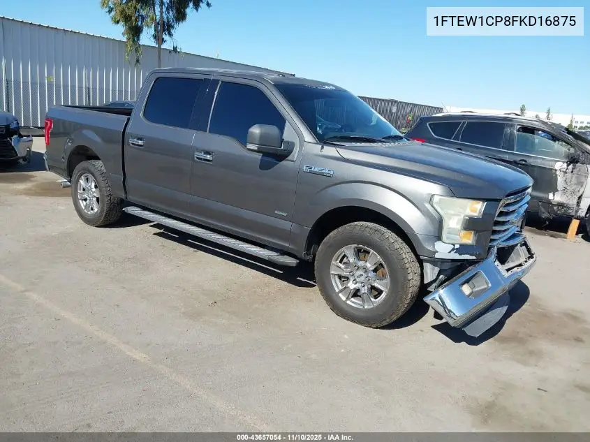 1FTEW1CP8FKD16875 2015 Ford F-150 Xlt