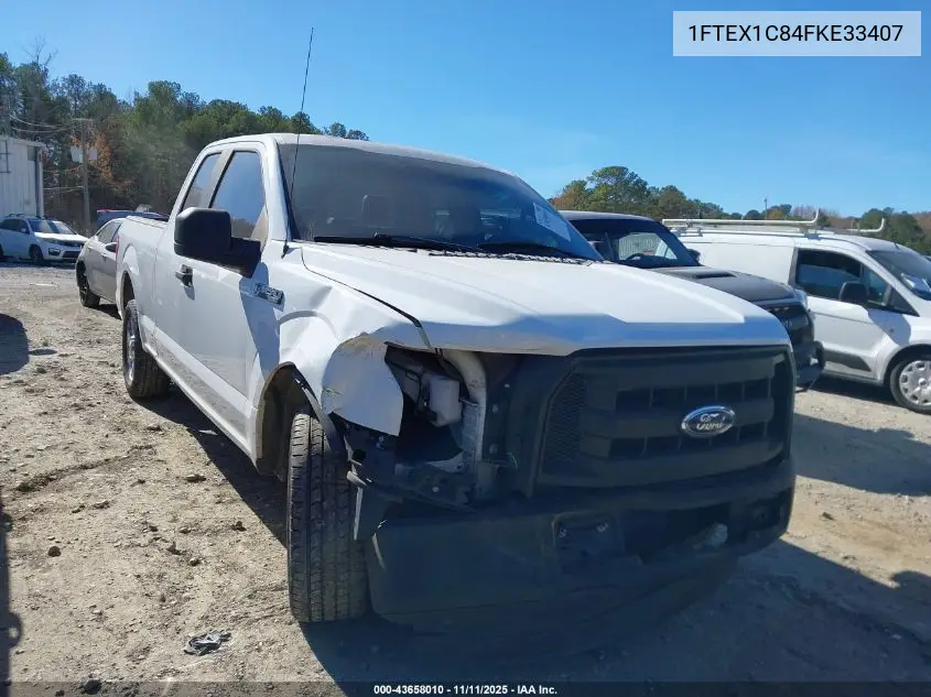 1FTEX1C84FKE33407 2015 Ford F-150 Xl