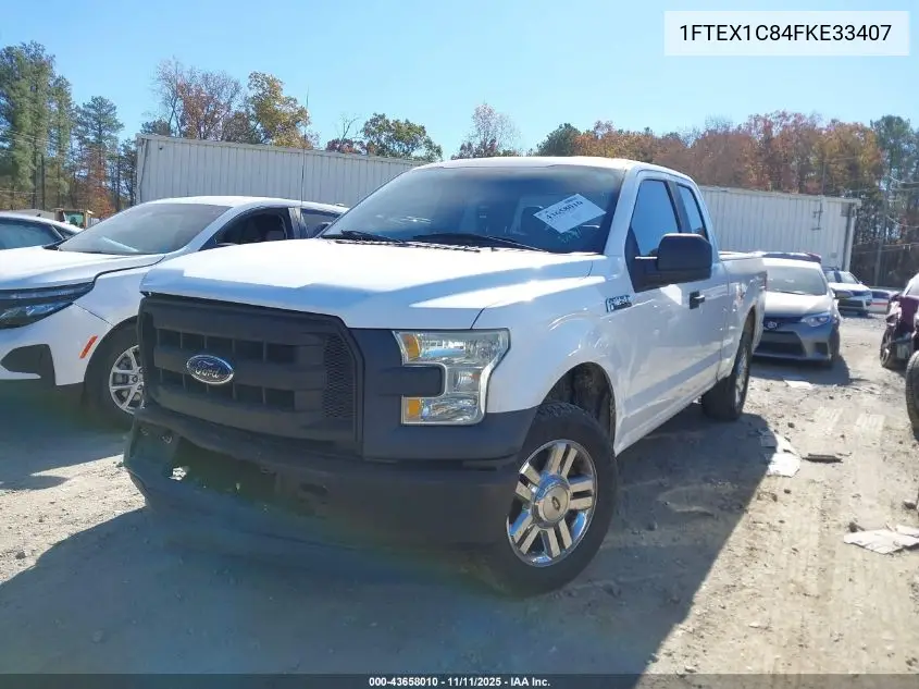 1FTEX1C84FKE33407 2015 Ford F-150 Xl