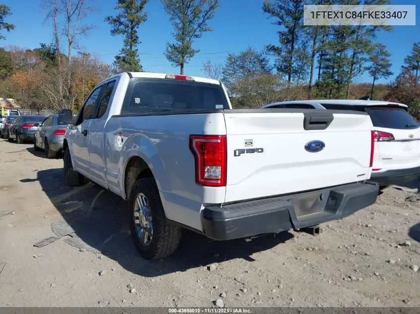 1FTEX1C84FKE33407 2015 Ford F-150 Xl