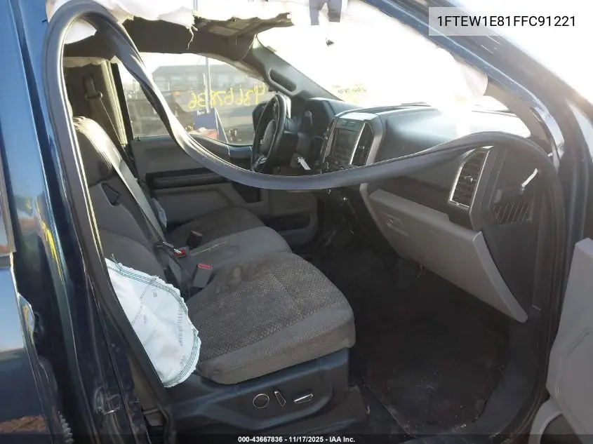 1FTEW1E81FFC91221 2015 Ford F-150 Xlt