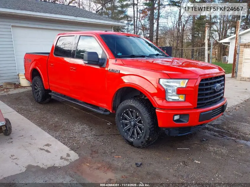1FTEW1EF5FKF24667 2015 Ford F-150 Xlt