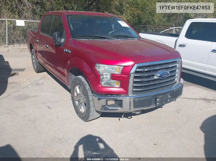 1FTEW1EF0FKE47853 2015 Ford F-150 Xlt