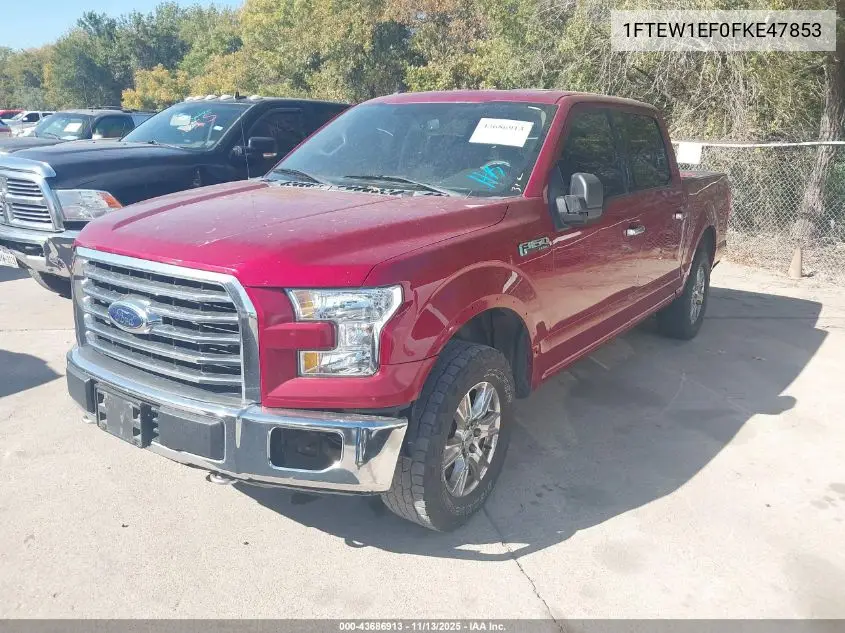 1FTEW1EF0FKE47853 2015 Ford F-150 Xlt