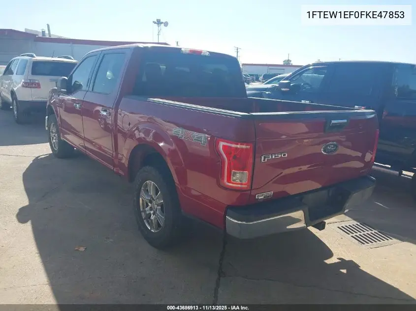 1FTEW1EF0FKE47853 2015 Ford F-150 Xlt