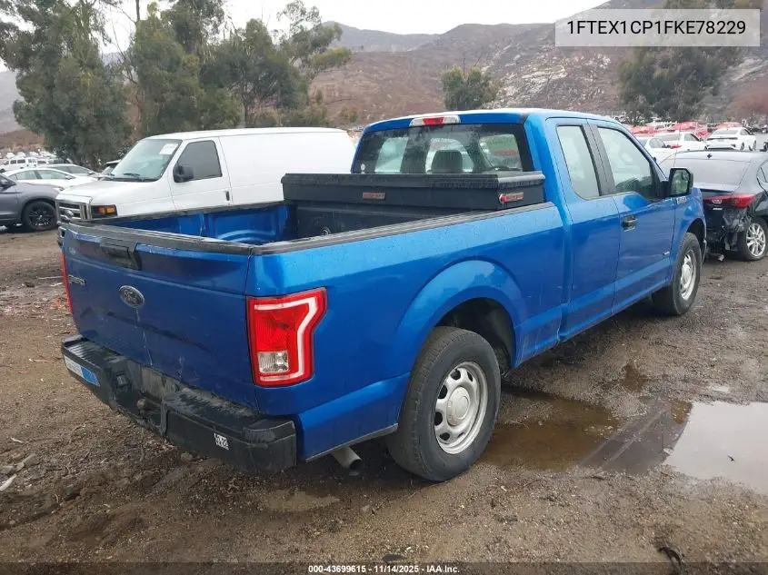 1FTEX1CP1FKE78229 2015 Ford F-150 Xl