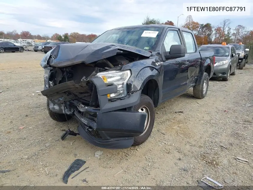 1FTEW1E80FFC87791 2015 Ford F-150 Xl