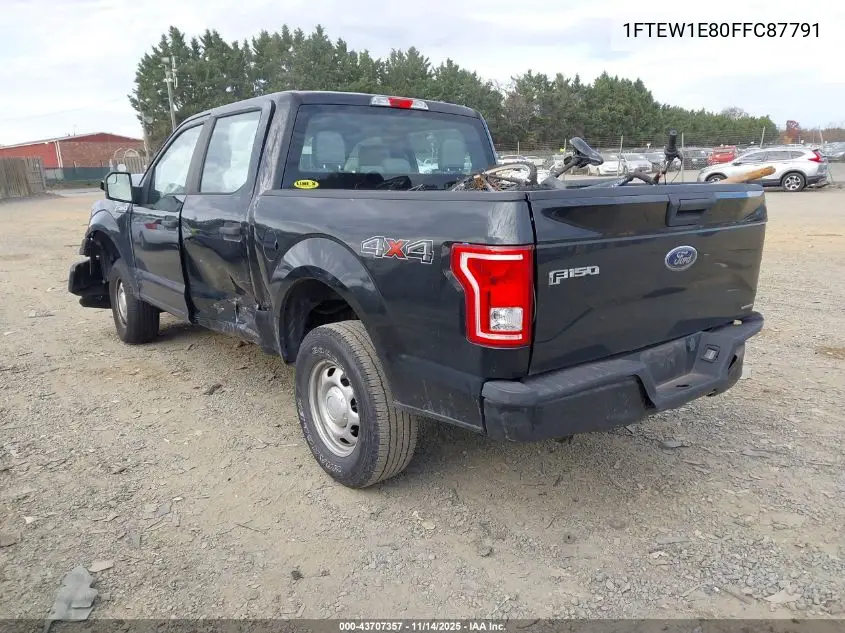 1FTEW1E80FFC87791 2015 Ford F-150 Xl
