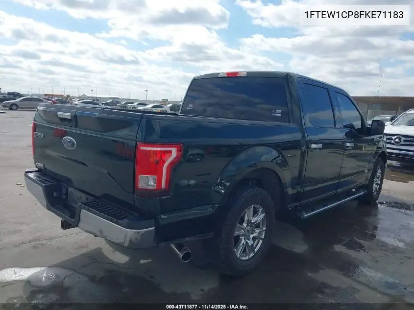 1FTEW1CP8FKE71183 2015 Ford F-150 Xlt