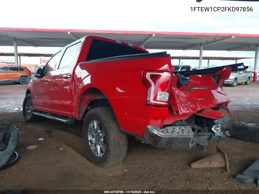 1FTEW1CP2FKD97856 2015 Ford F-150 Xlt