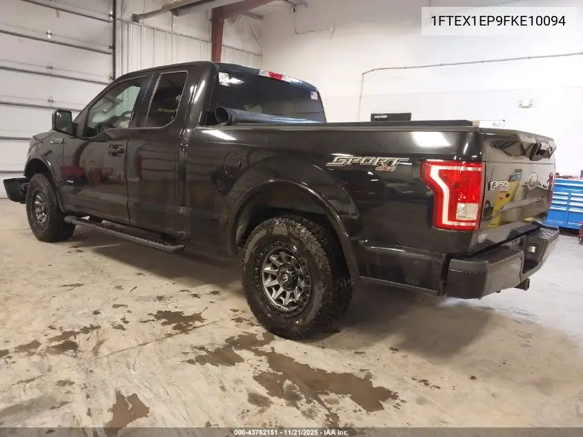1FTEX1EP9FKE10094 2015 Ford F-150 Xlt