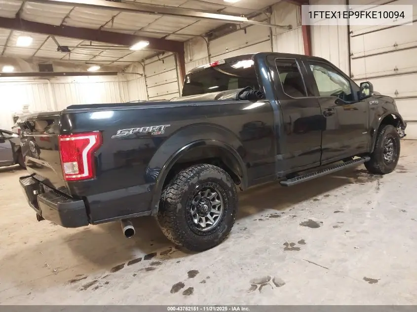 1FTEX1EP9FKE10094 2015 Ford F-150 Xlt
