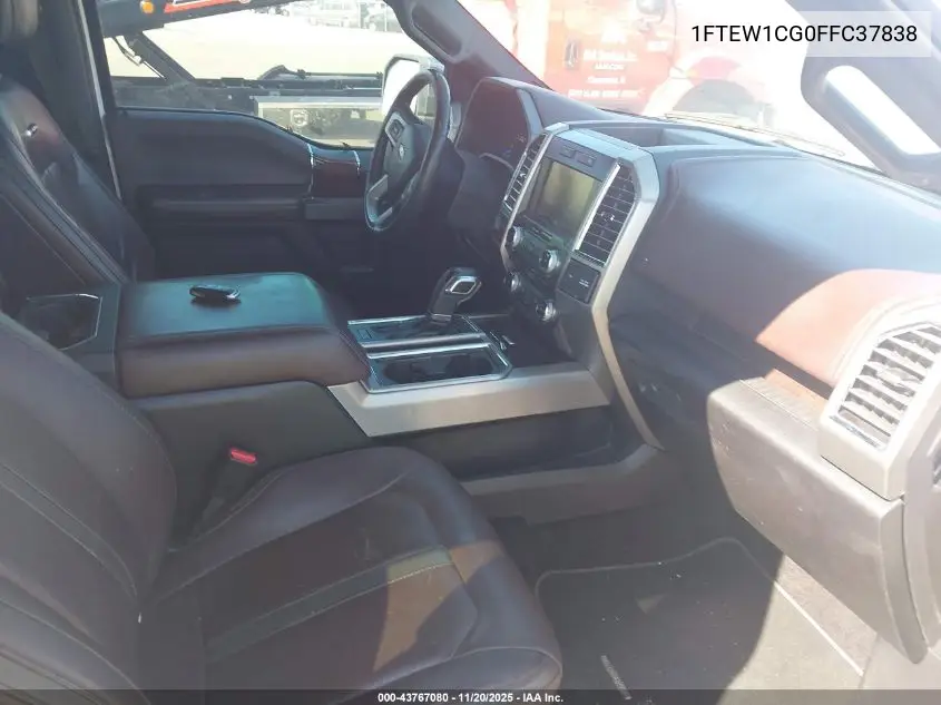 1FTEW1CG0FFC37838 2015 Ford F-150 Platinum