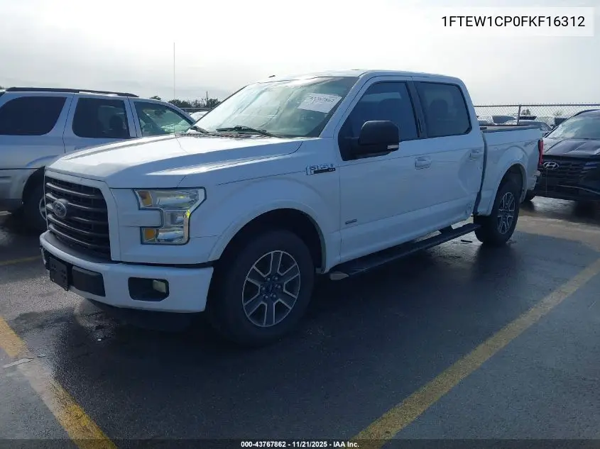 1FTEW1CP0FKF16312 2015 Ford F-150 Xlt